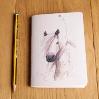 A60016 cheval blanc couv et crayon