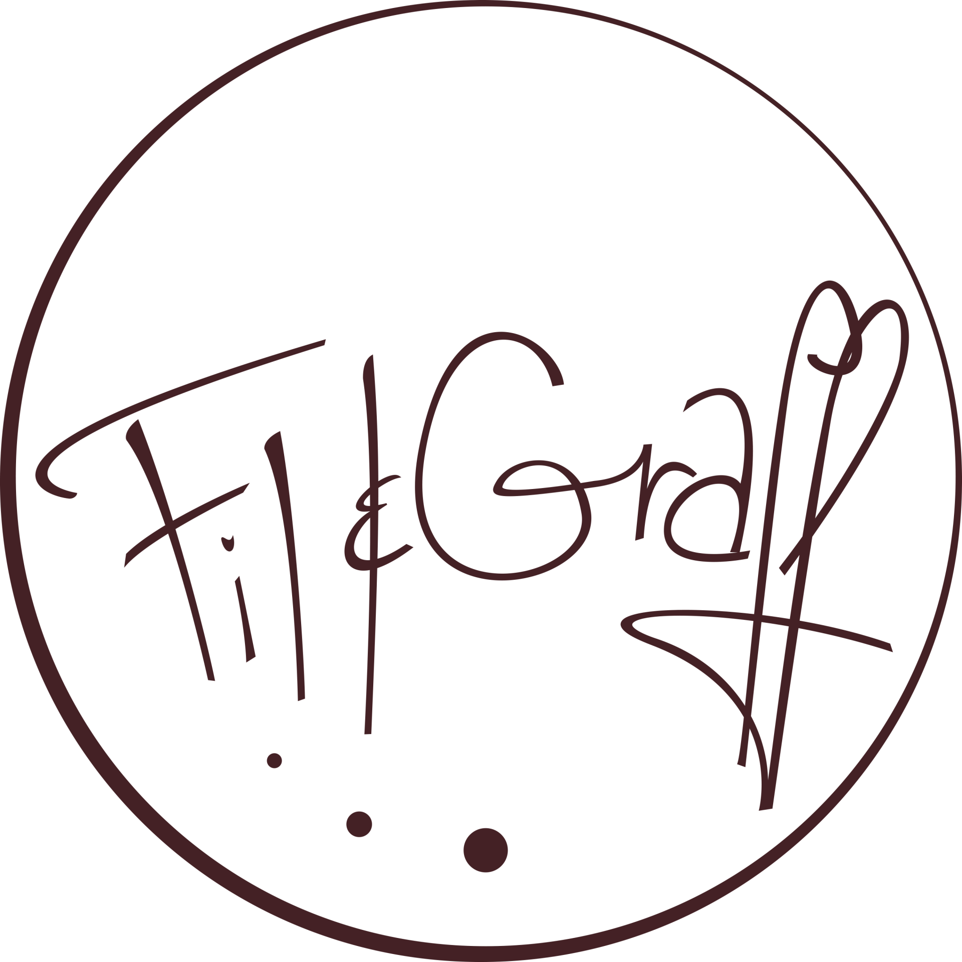 Fil et graff logo cmjn marron seul